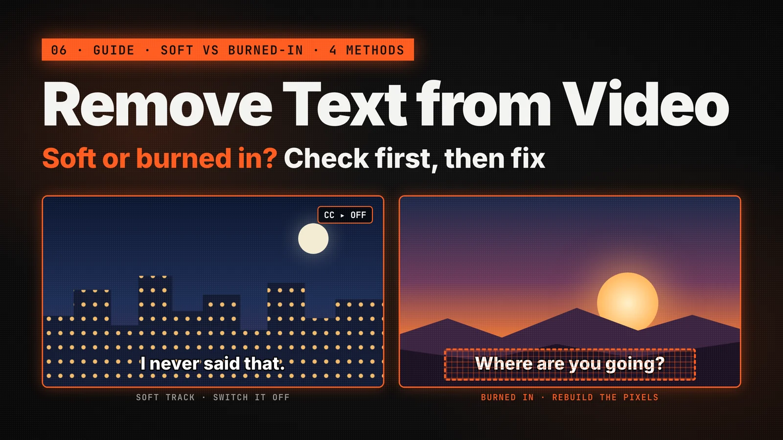 How to Remove Text from Video