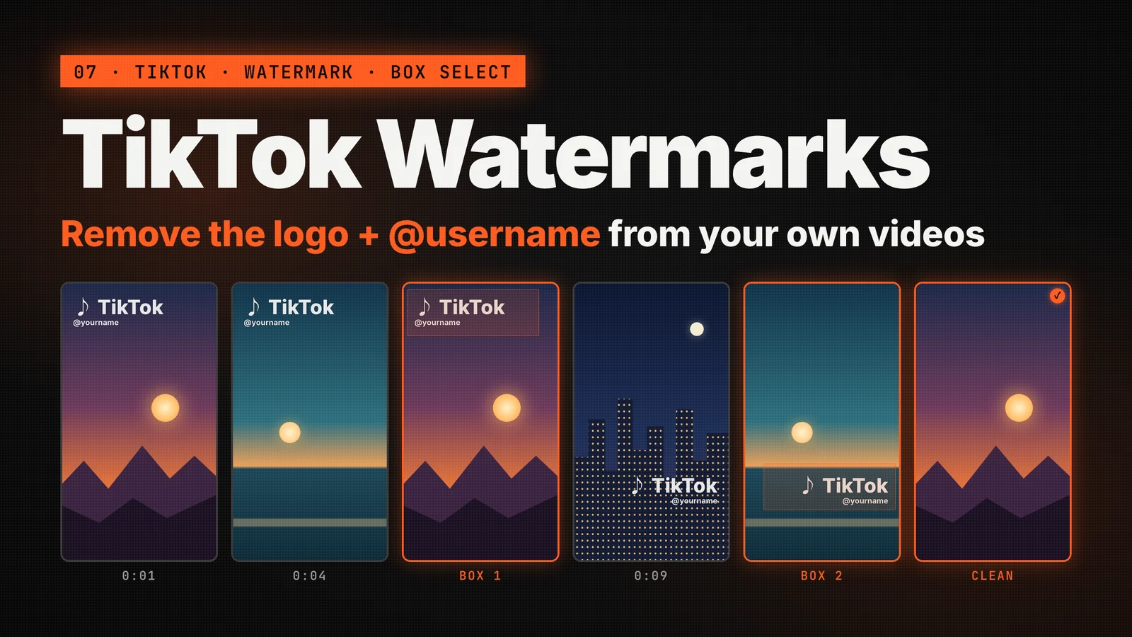How to Remove TikTok Watermarks