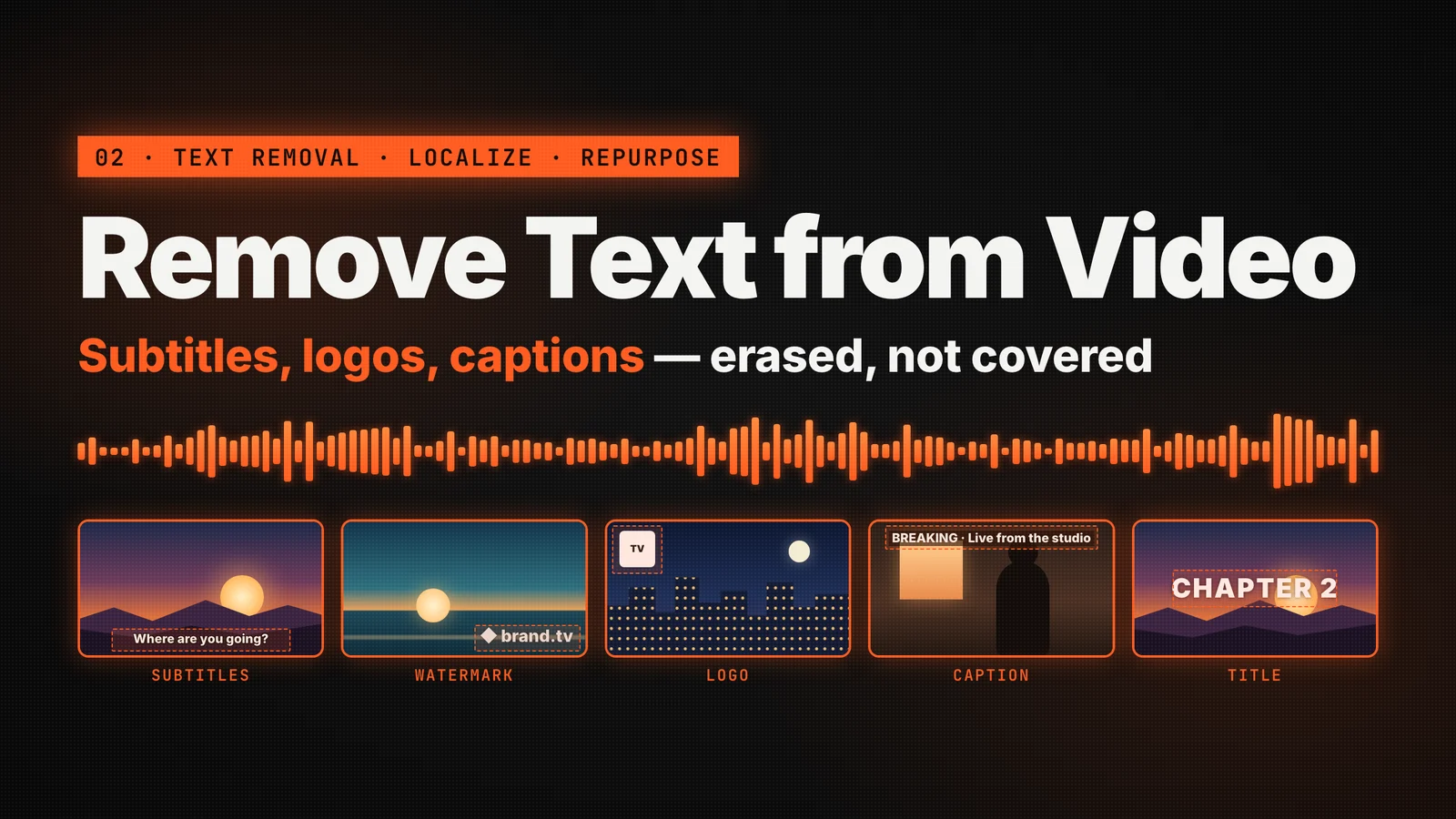 Remove Text from Video