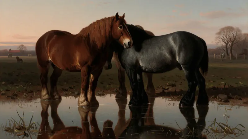 Horse at speed — Original image