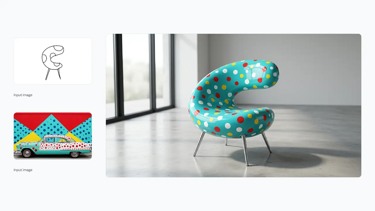 Blend references into one design