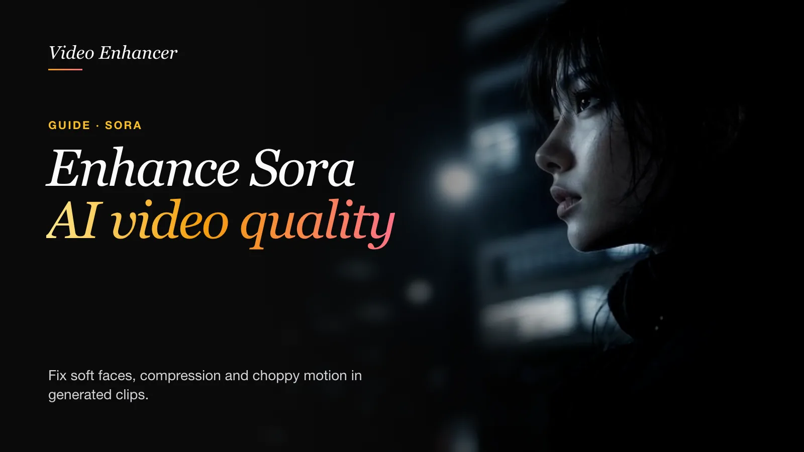 how to enhance sora ai video quality